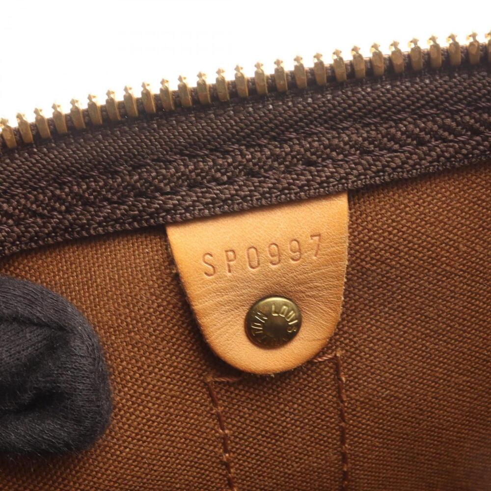 LOUIS VUITTON Brown Monogram Leather Keepall 50 Boston Bag - Picture 5 of 11